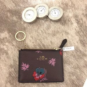 ⚡️Flash Sale⚡️Coach wildflower keychain ID holder